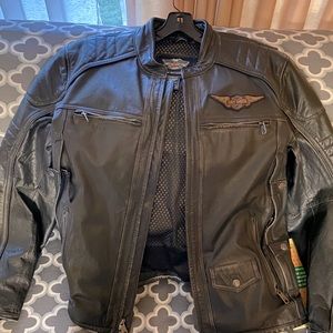 Harley Davison leather jacket worn about 8 times.